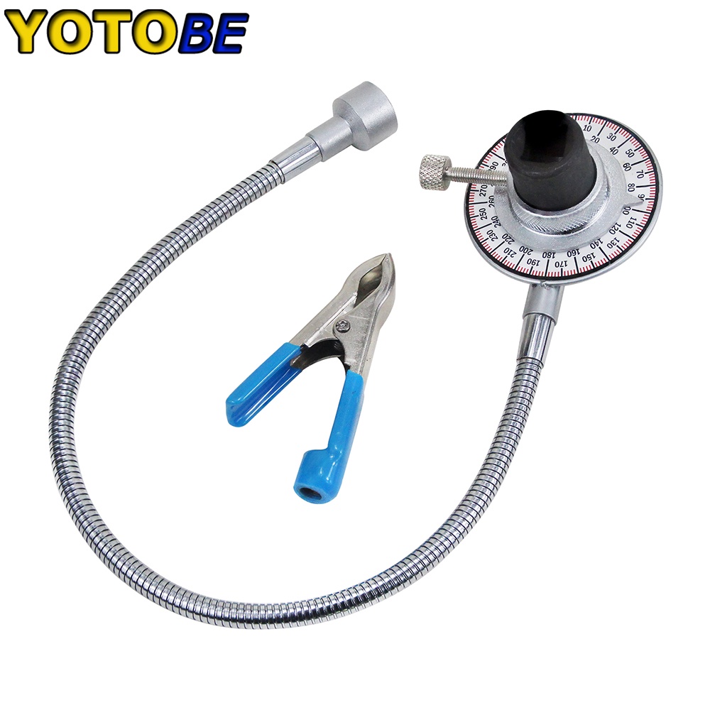 Drive Torque Angle Gauge 360° Adjustable 1/2" Drive Torque Meter Wrench