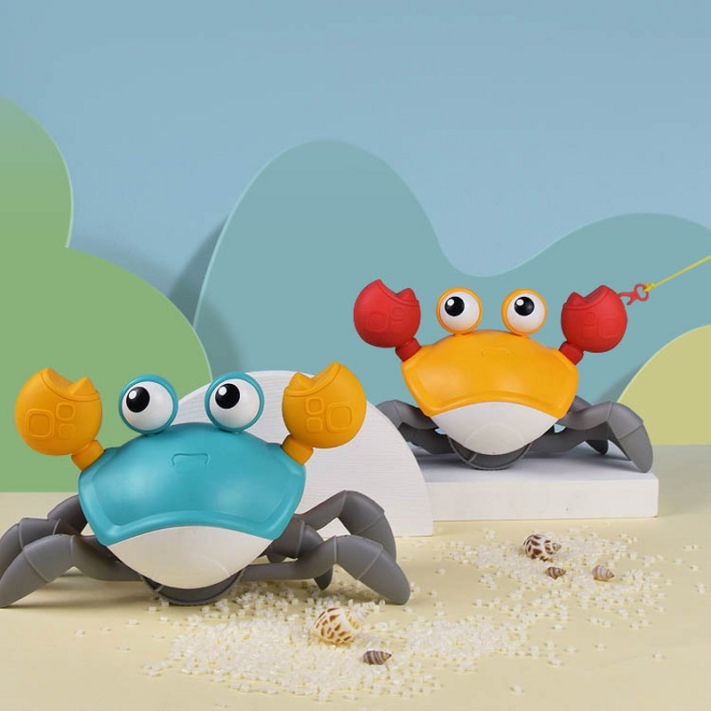 Dancing Crab Toy for Babies Crawling Interactive Escape Crabs Walking