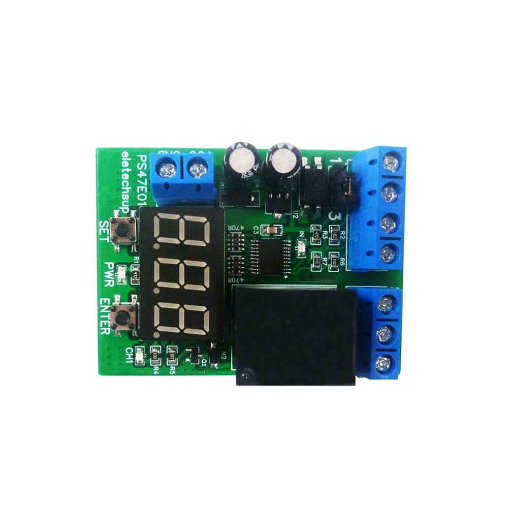 LED Digital Relay Switch Control Module DC 12V 24V Voltage Detection