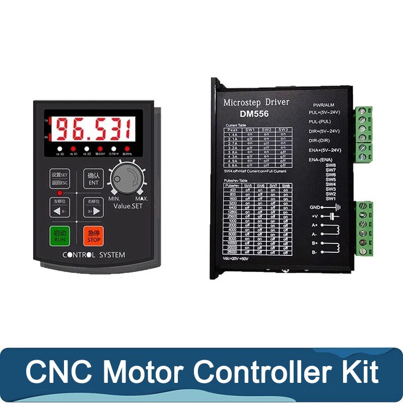 CNC Motor Controller Kit HF020 fivedigit display 85KHz+ Motor driver