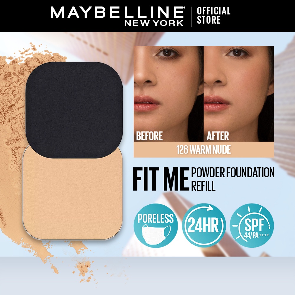 Maybelline Fit Me 24HR Powder Foundation Refill Long Lasting   Ph 11134201 7r98o Llkc16floo6qb7