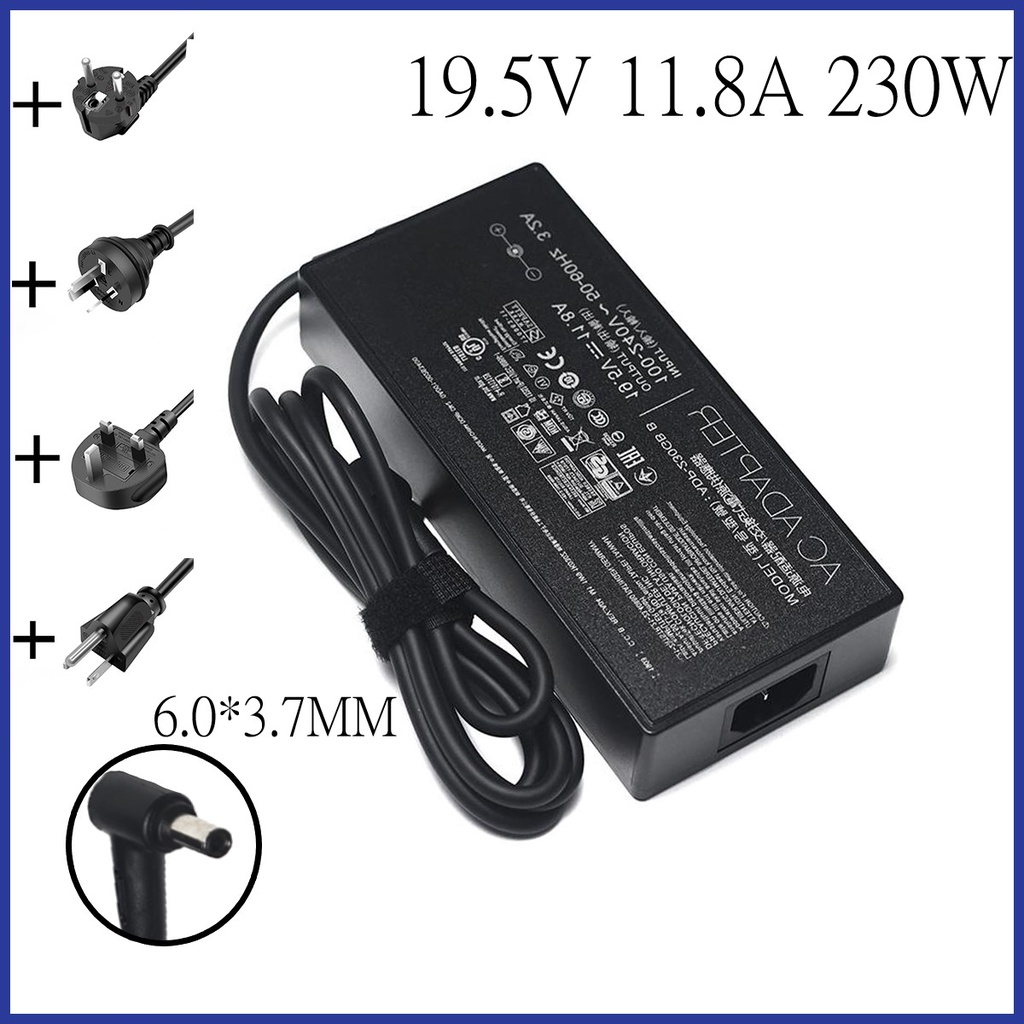 Laptop Adapter 19.5V 11.8A 230W 6.0*3.7mm ADP-230GB B AC Power Charger ...