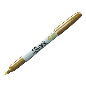 Sharpie Metallic Permanent Marker Fine Point Gold | Shopee Philippines