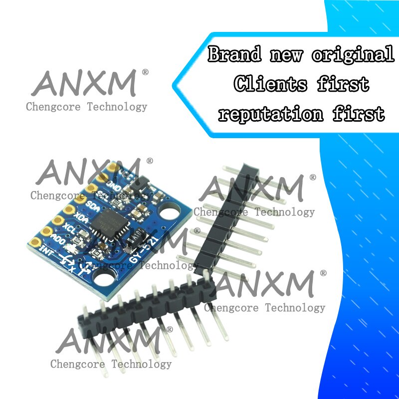 GY-521 MPU-6050 module triaxial acceleration gyroscope 6DOF module ...