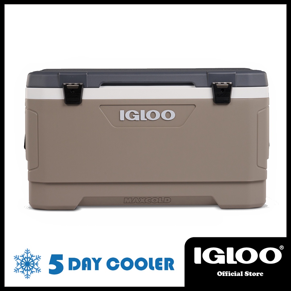 Igloo Maxcold 100 Qt. Cooler (Sandstone/Carbonite)(50535) | Shopee ...