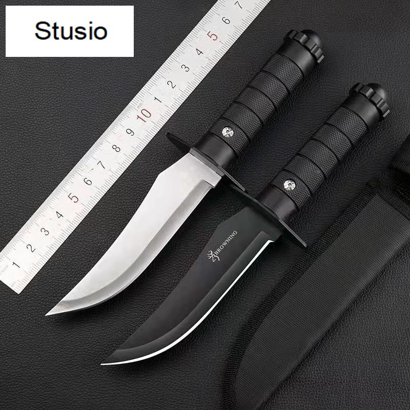 ﹍☢Camping Survival Knife SelfDefense Weapon Knives Tactical Military