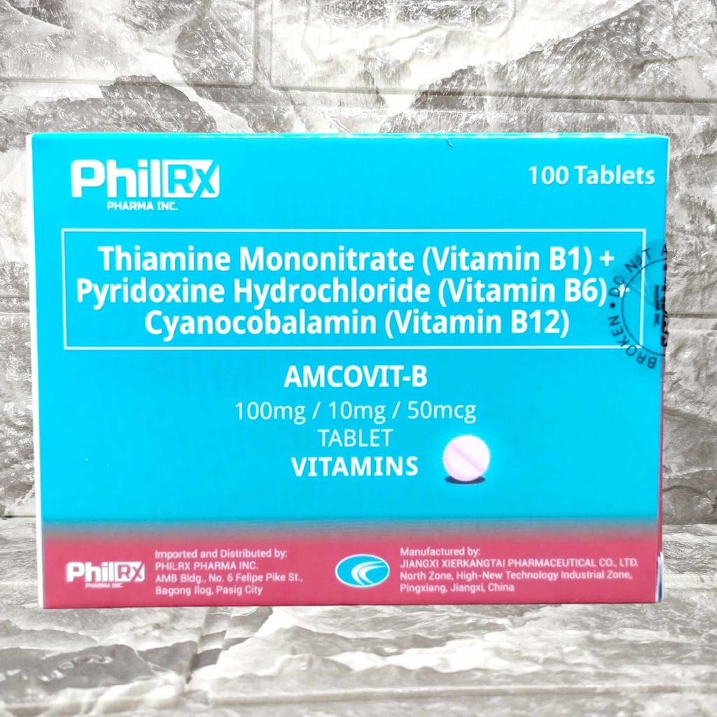 COD.NEW.2023.IN STOCK AMCOVIT B (Vitamin B complex B1, B6, B12) 100