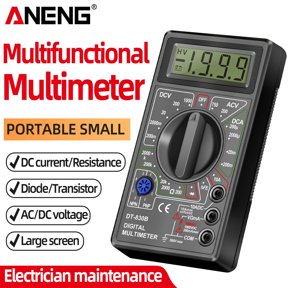 petANENG DT830B Multimeter Tester Handheld Multimetre Digital