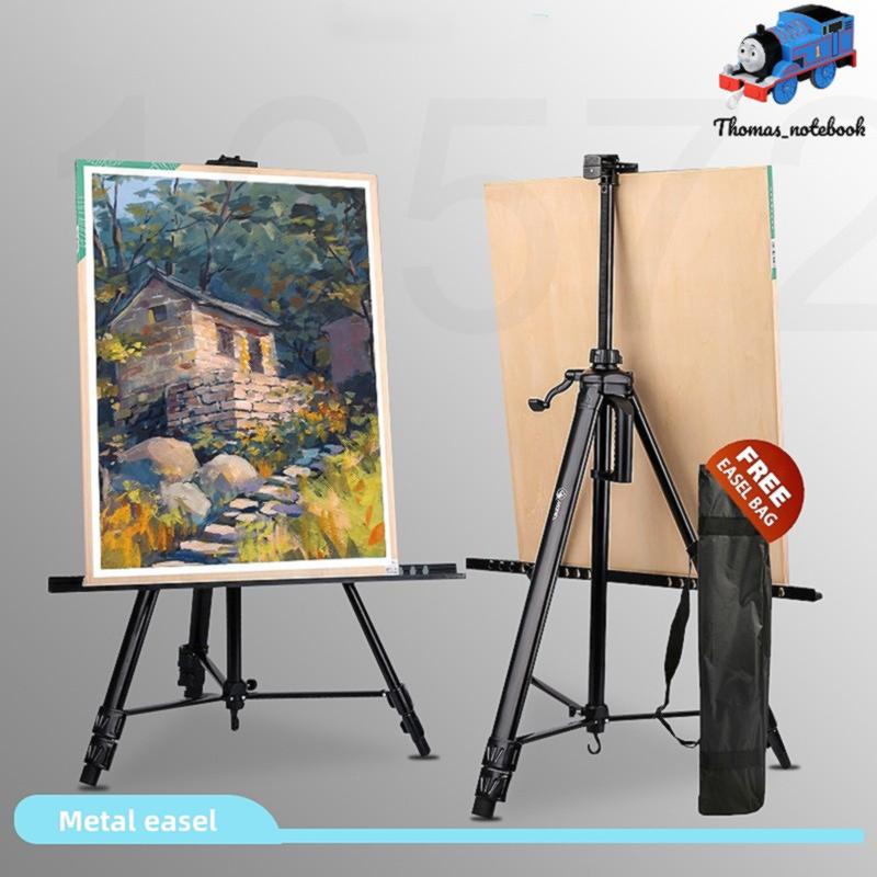 S137 Thick Aluminum Mini Easel Stand Folding Telescopic Display /Painting Display Stand with