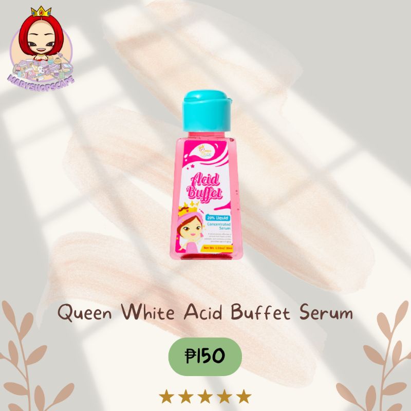 Queen White Acid Buffet Serum (30mL) | Shopee Philippines