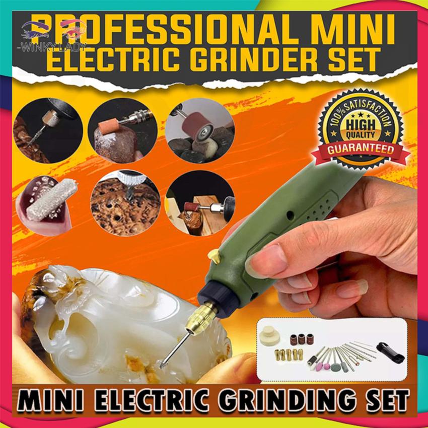 S688 Professional Super Mini Electric Grinding Set 12V DC Drill Grinder
