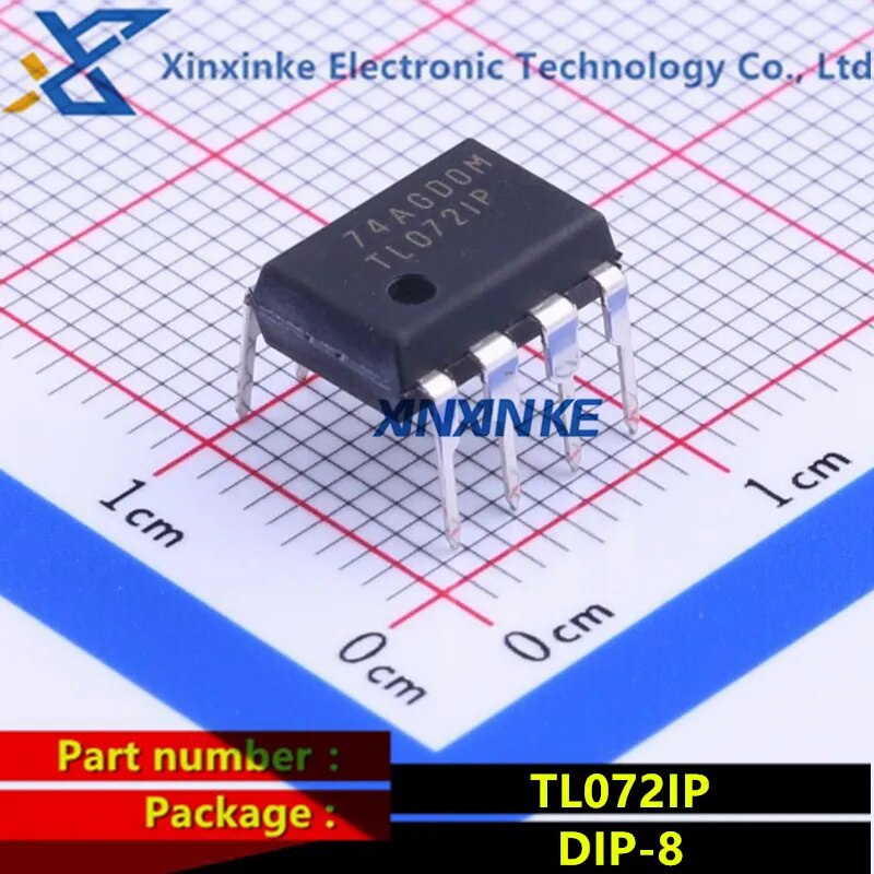 TL072IP DIP8 Operational Amplifiers Op Amps Dual JFET In Low Noise
