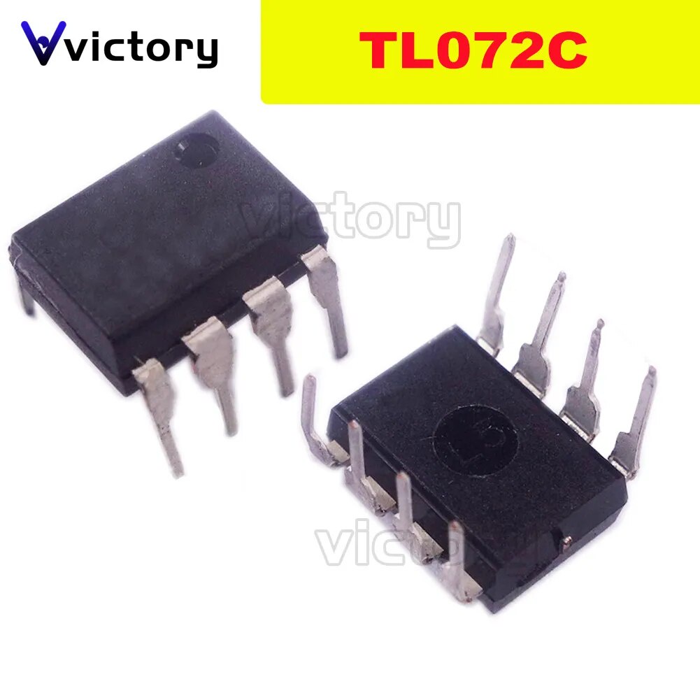 10pcs/lot TL072CN TL072 TL072C TL072CP DIP-8 Operational Amplifiers ...