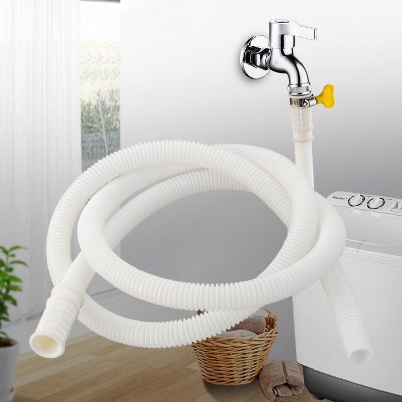웃18M Washing Machine Inlet Pipe Air Conditioning Drain Tube White