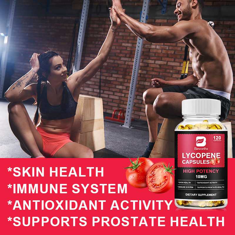 BEWORTHS Lycopene Capsules 10MG Promotes Prostate & Heart Health Immune