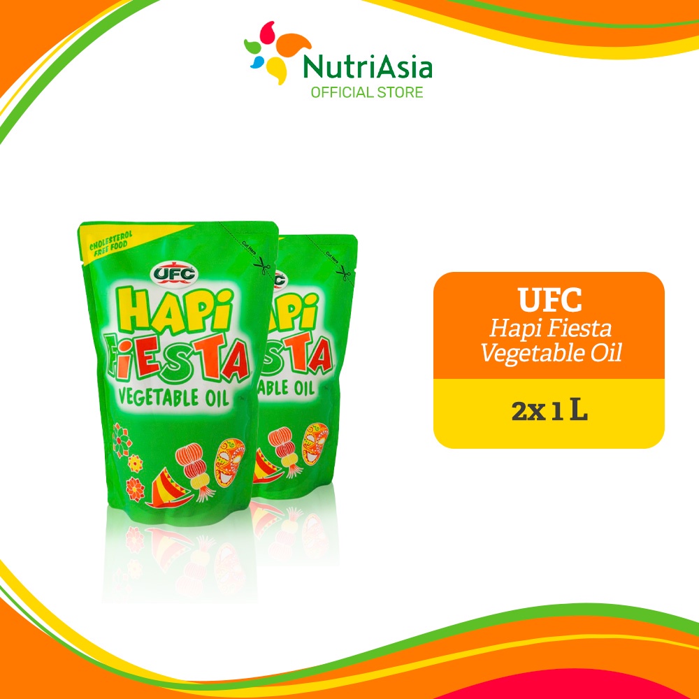 UFC Hapi Fiesta Vegetable Oil Bundle of 2 (2x1L) Shopee Philippines