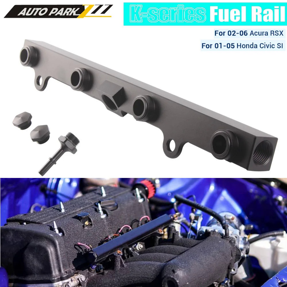 Aluminium K Series Heavy Fuel Rail Kit High Flow Injection Fuel Rail For Honda K20 K24 Rsx Civic