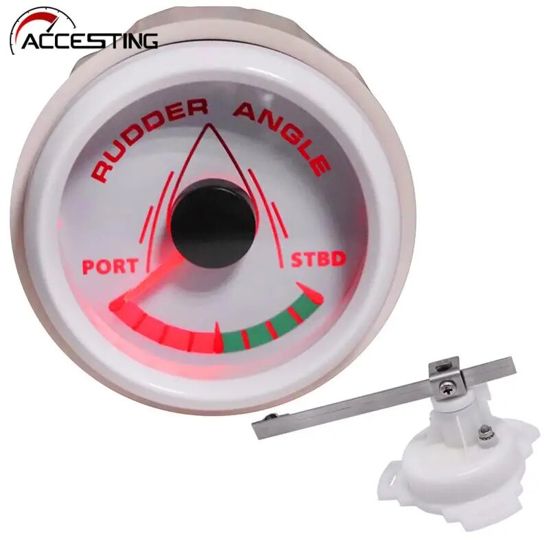 유0-190 Ohm Boat Rudder Angle Indicator With Rudder Angle Sensor 8 Color ...