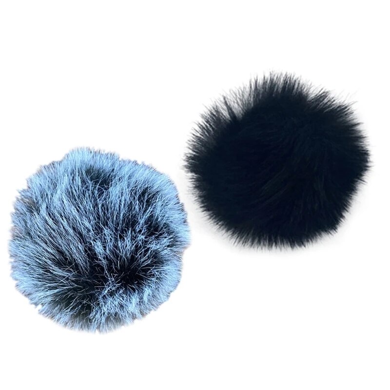 ⚔Furry Windscreen Muff Microphone Wind Cover Fuzzy Microphone Cover for ...