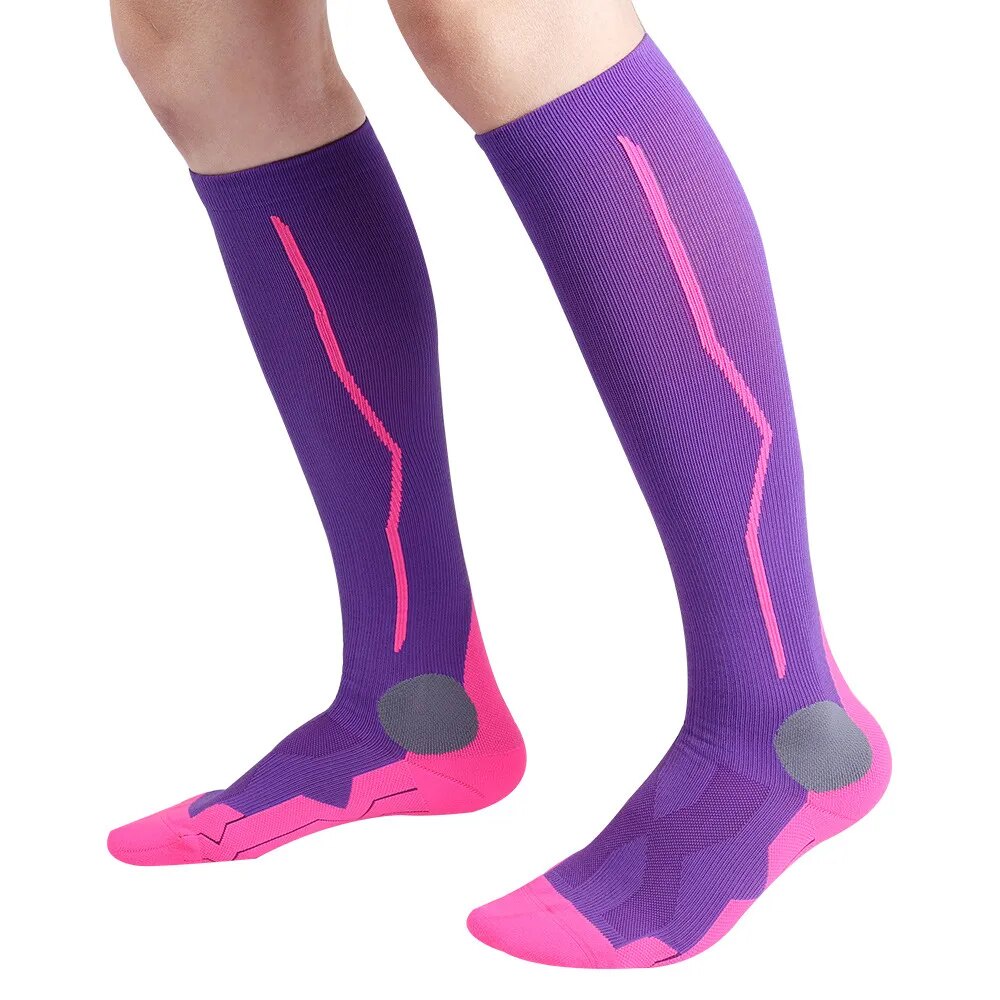 ۩Compression Socks Elastic Calf Socks Terry Sports Pressure Socks ...