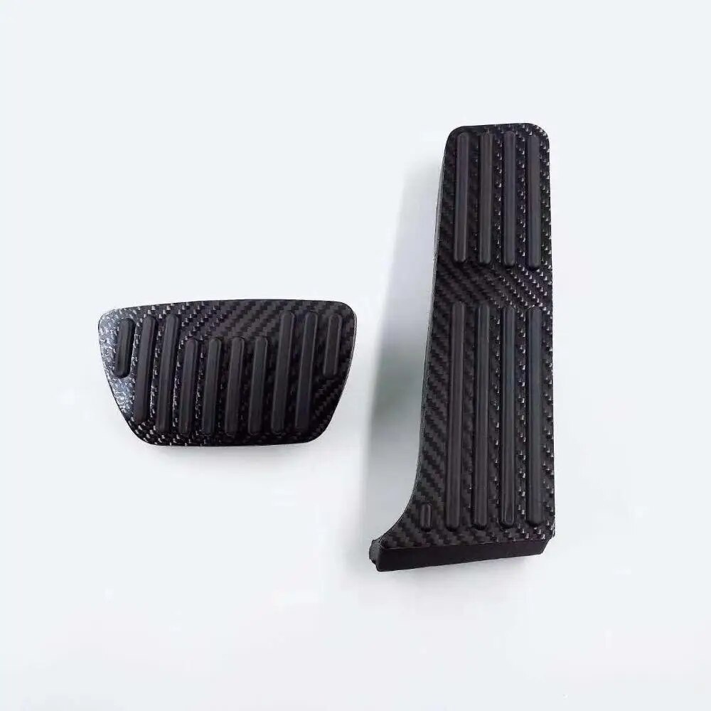 ♡Car Carbon Fiber Accelerator Gas Pedal Cover Brake Pedal For Toyota