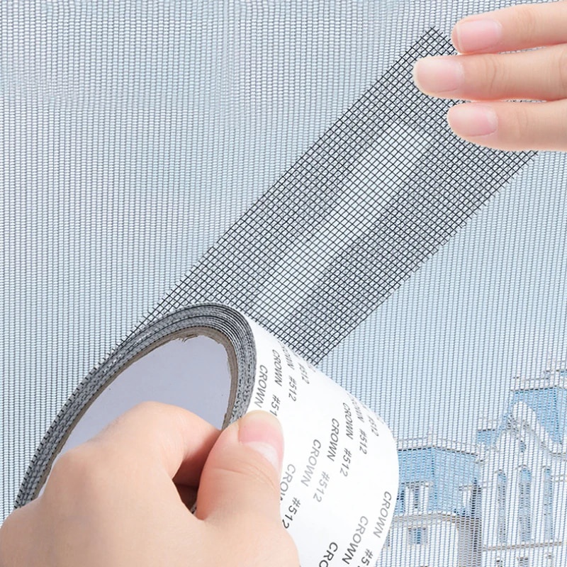 Window Door Screen Patch Repair Kit Cover Mesh Window Hole Repaire Tape ...