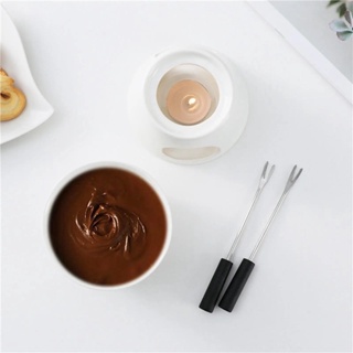 1set Chocolate Fondue Kit, Mini Chocolate Melting Pot, Equipped With Fruit  Plate And Fruit Fork, Electric Fondue Pot Set, Fondue Pot Electric Set For