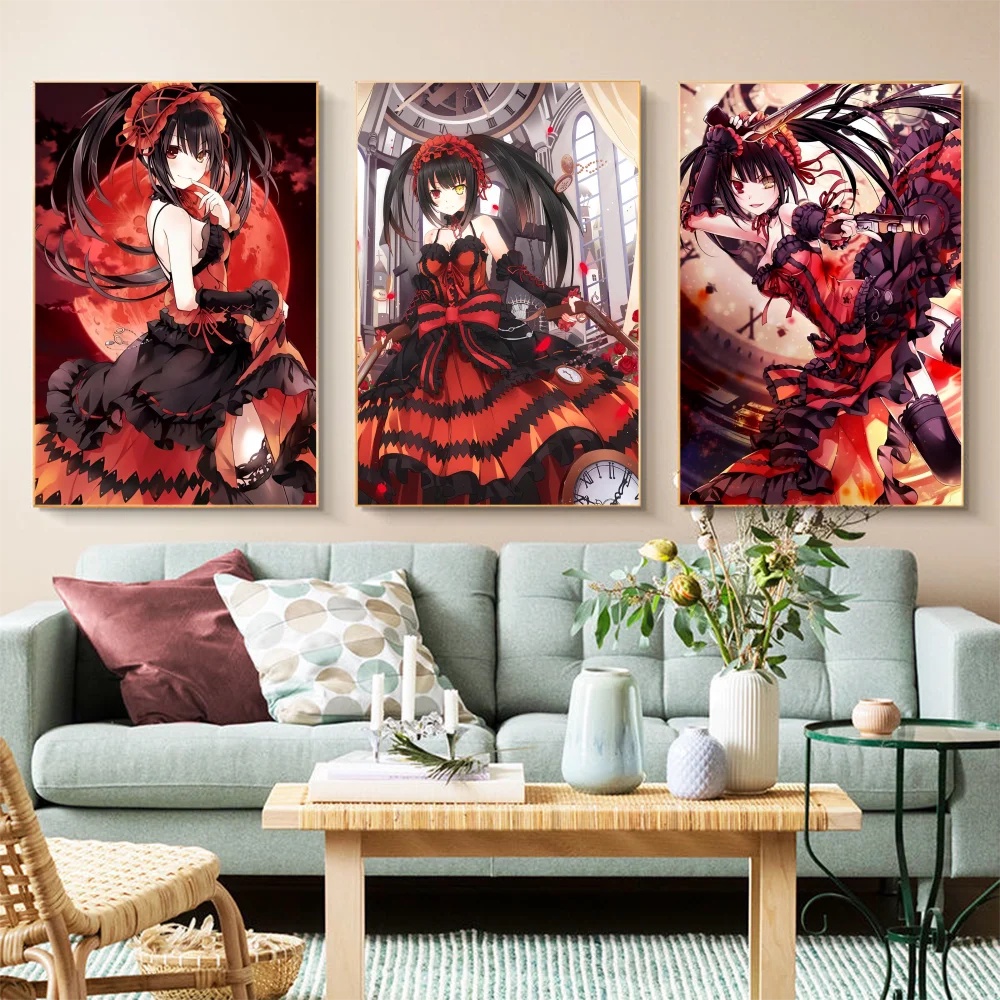 ☑Tokisaki Kurumi Poster Classic Vintage Posters HD Quality Wall Art ...