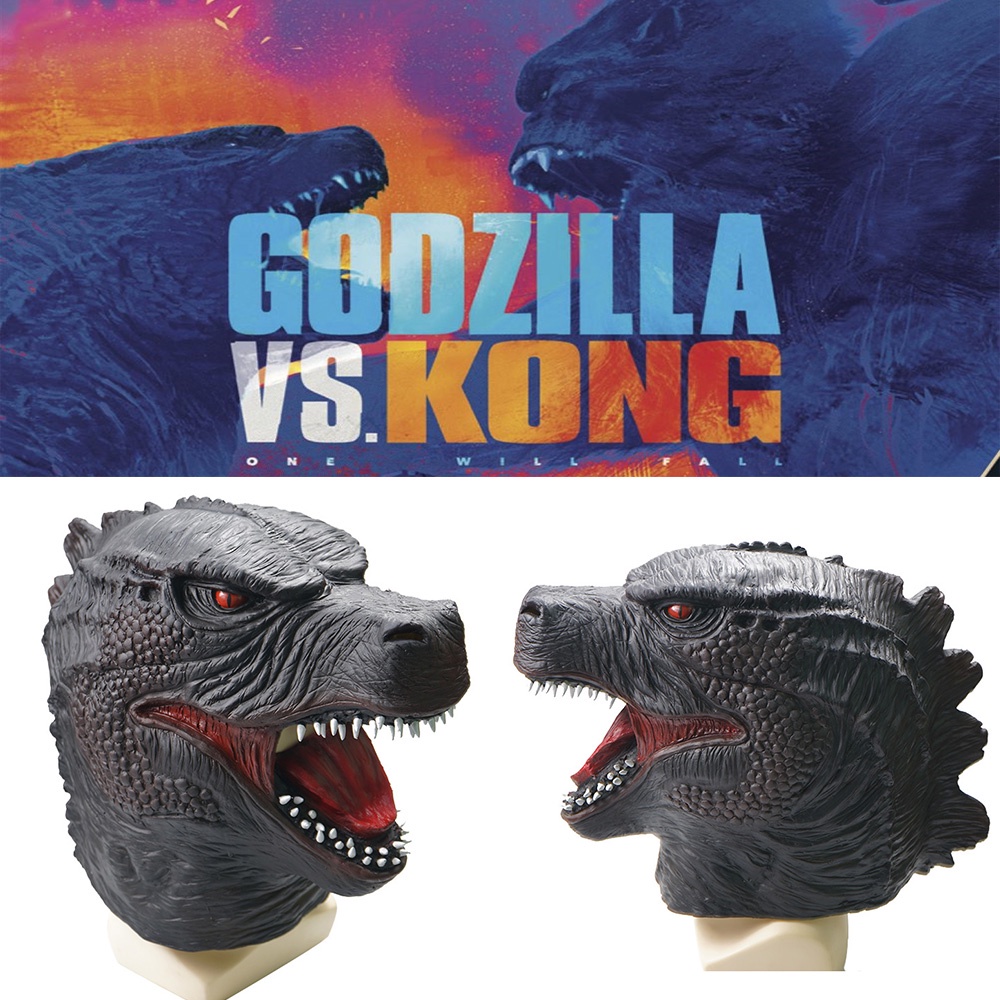 ☫Eraspooky Adult Godzilla Mask Full Head Dinosaur Latex Halloween Masks On Sale Shopee Philippines