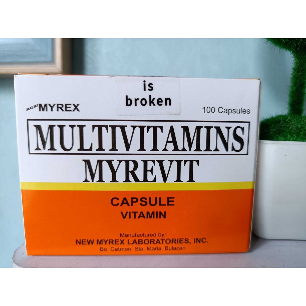 MYREVIT Multivitamins 100 Capsule | Shopee Philippines