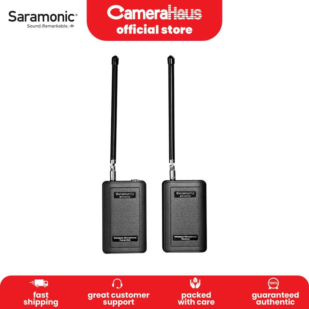 Saramonic SR WM4C VHF Camera Mount Wireless Omni Lavalier Microphone