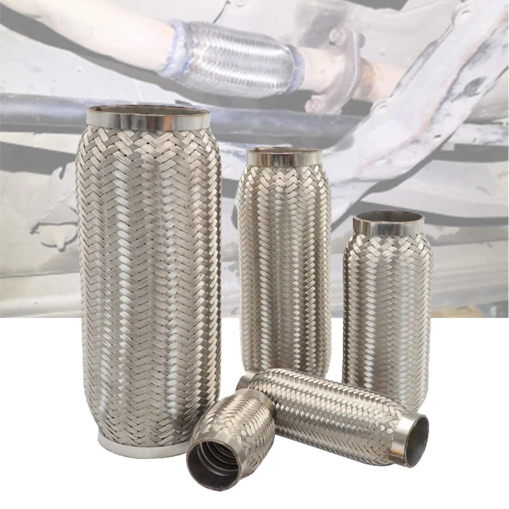 42/46/51/55/60/65/70mm Car Muffler Exhaust Flex Pipe Stainless Steel