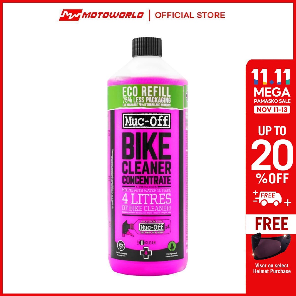 MucOff Motorcycle Cleaner 347 Nano Gel Concentrate (1Ltr) Shopee
