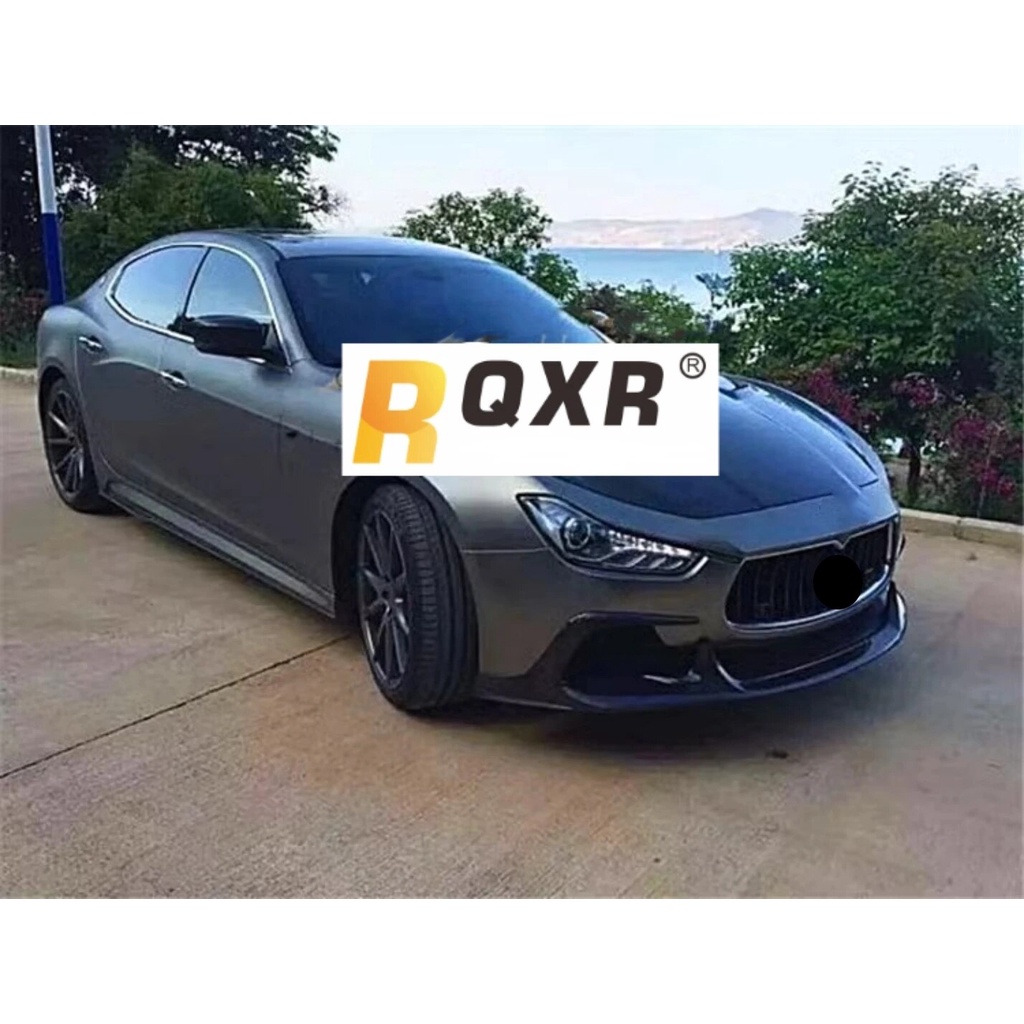 carbon fiber Front Rear lip aseembly body kit for Maserati Ghibli ...
