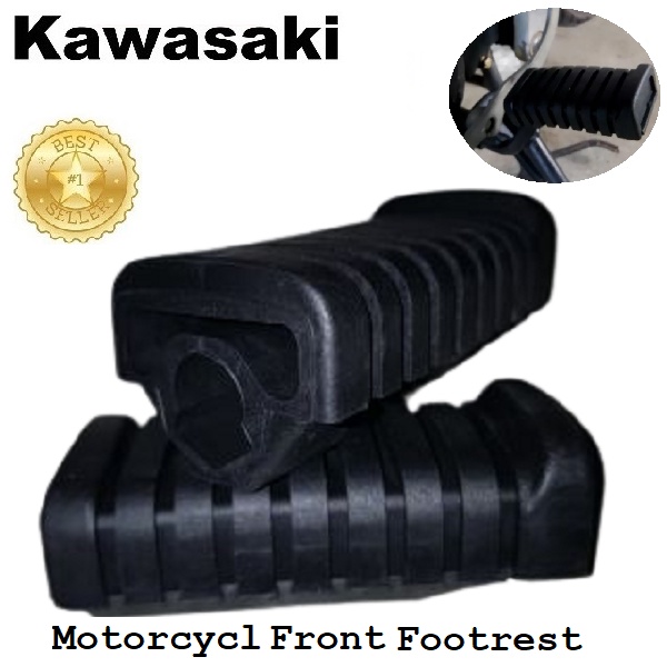 KAWASAKI Fury 125 1Pair Motorcycle Front Footrest Brand New Color Black