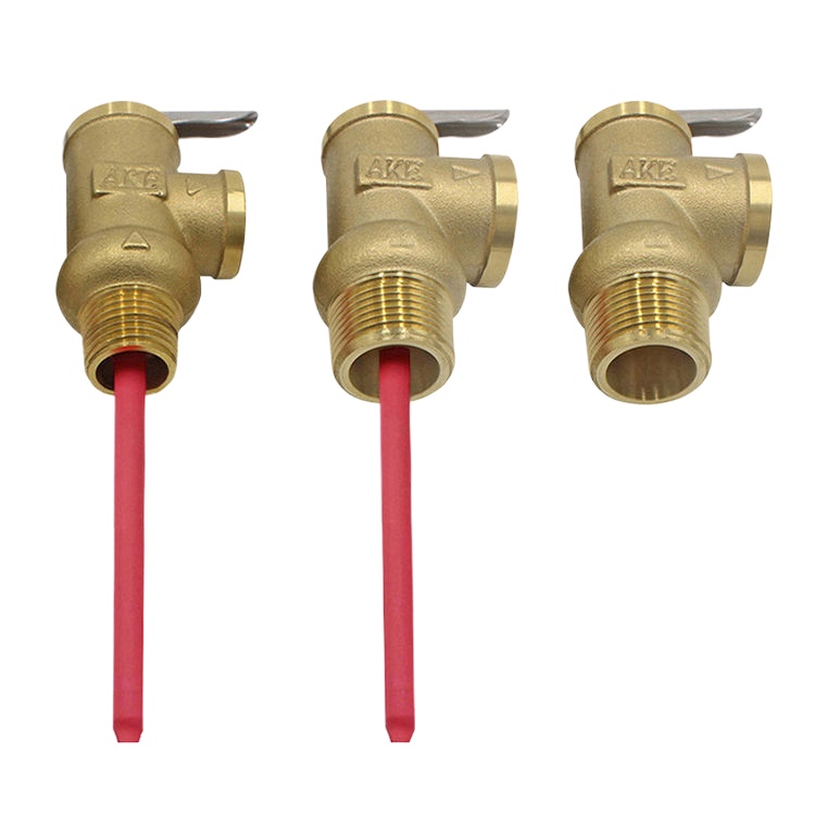 Constant heat electric water heater safety valve solar pressure valve