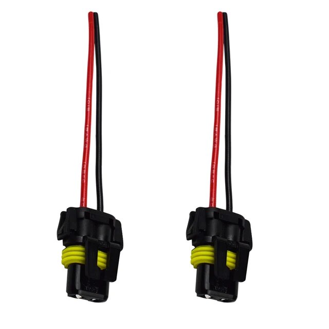 ⊰2pcs 9005 9006 9012 9140 9145 9150 9155 HB3 HB3 H10 Bulb Socket Female ...