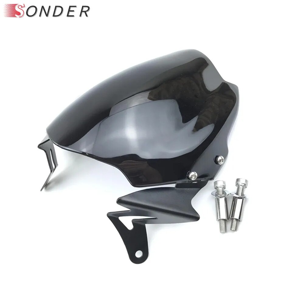 Modified Double Bubble Fly Wind Screen Windshield For Ducati Monster ...