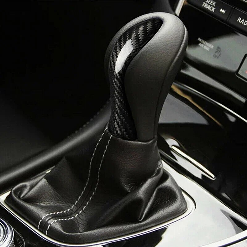 Car Interior Gear Shift Knob Cover Trim Shifter Lever Sticker For ...