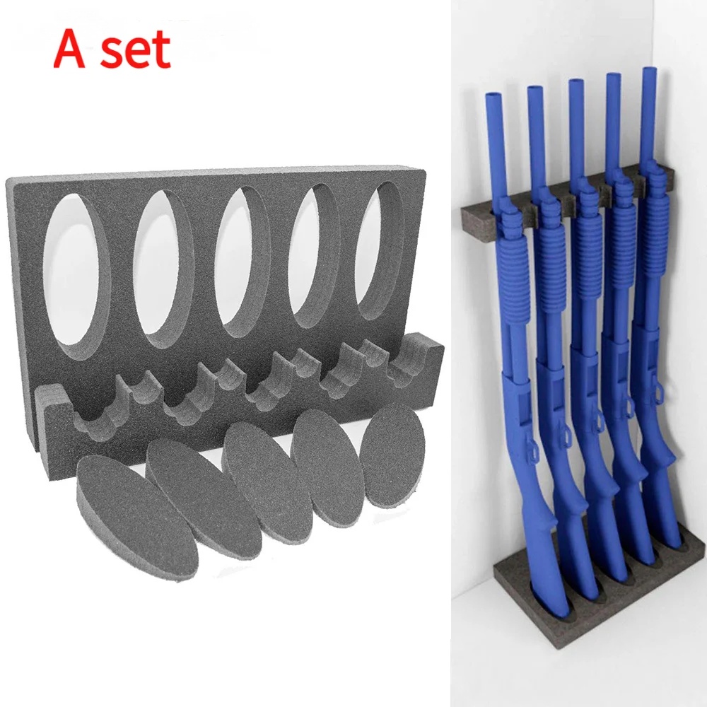 Multifunctional 5 Foam Gun Kit Universal Rifle Rack Rest with Magnetic ...