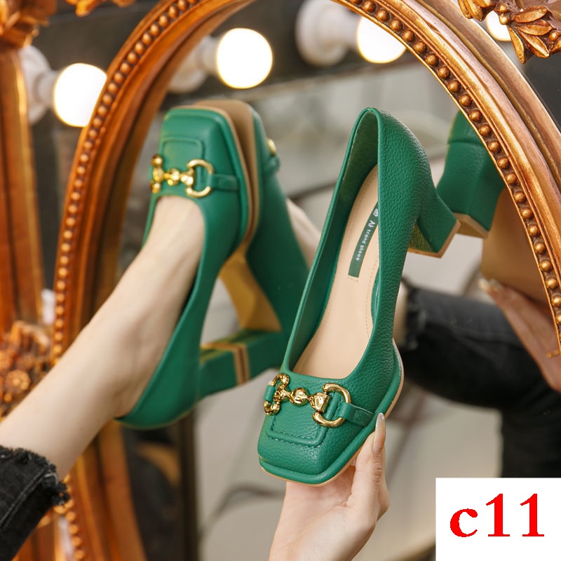 Green small outlet heels