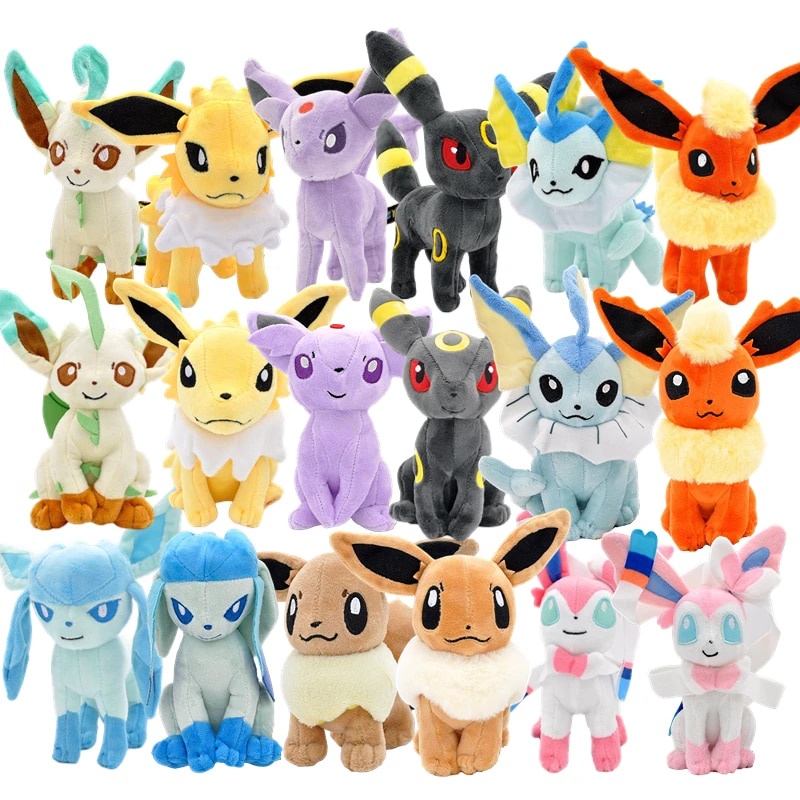 20cm Pokemon Eeveelution Stuffed Plush Toys Espeon Umbreon Flareon ...