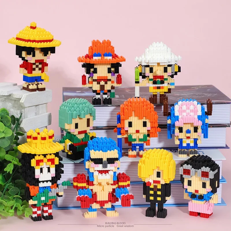 One Piece Connection Building Blocks Luffy Chopper Nami Sanji Zoro Usopp Ace Franky Brook Robi N