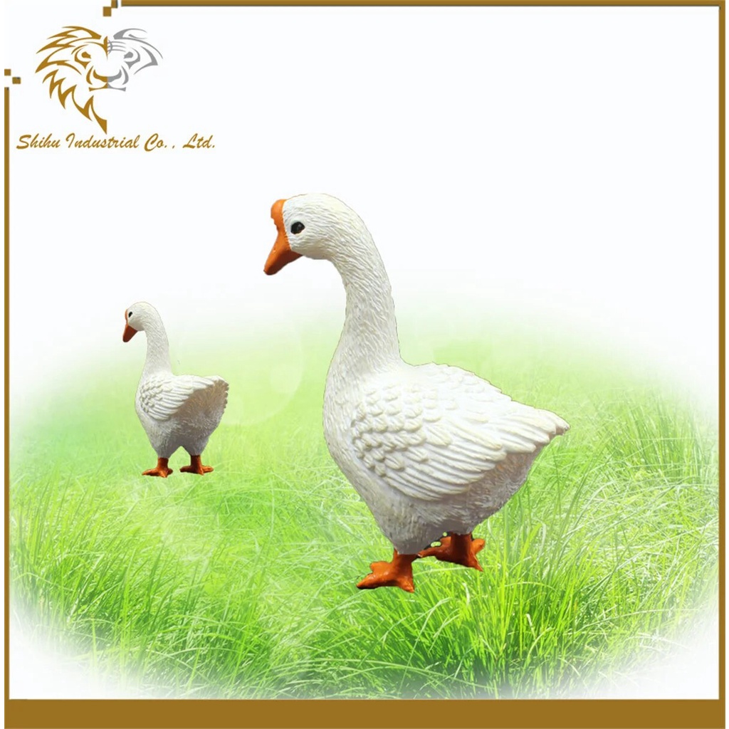 Poultry Model Goose Rabbit Pet Realistic Farm Animal Model Collector ...