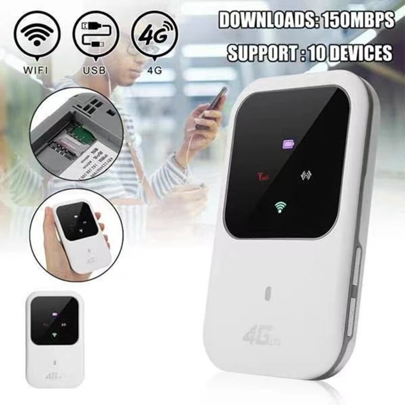 4G LTE Mobile WiFi Hotspot Travel Router Partner Wireless SIM Routers 2 ...