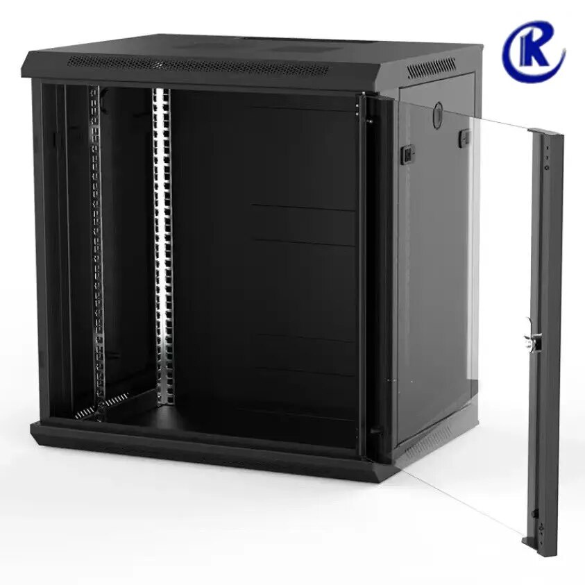 RCNetwork Data Entry Serve Rack Cabinet 12U Server Rack Black 19 Inch ...
