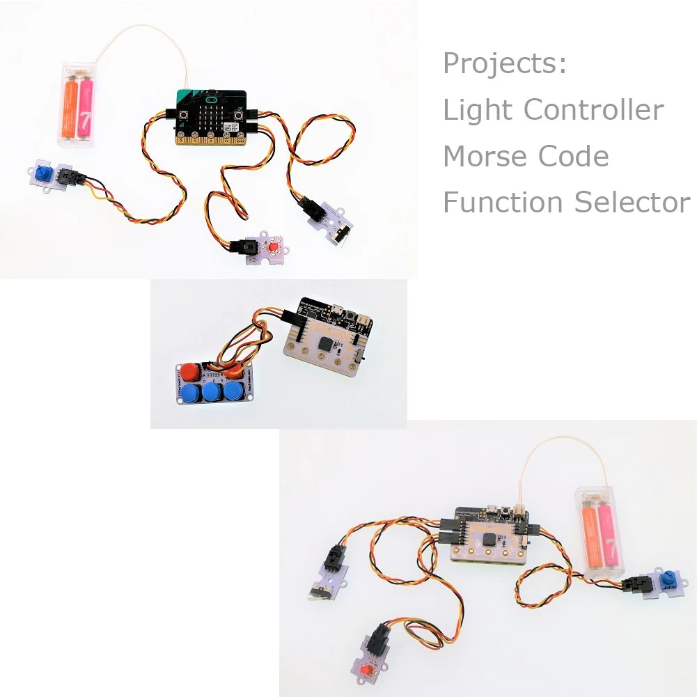 ELECFREAKS Micro:bit Beginner Basic Kit Basic:bit Expension Board ...