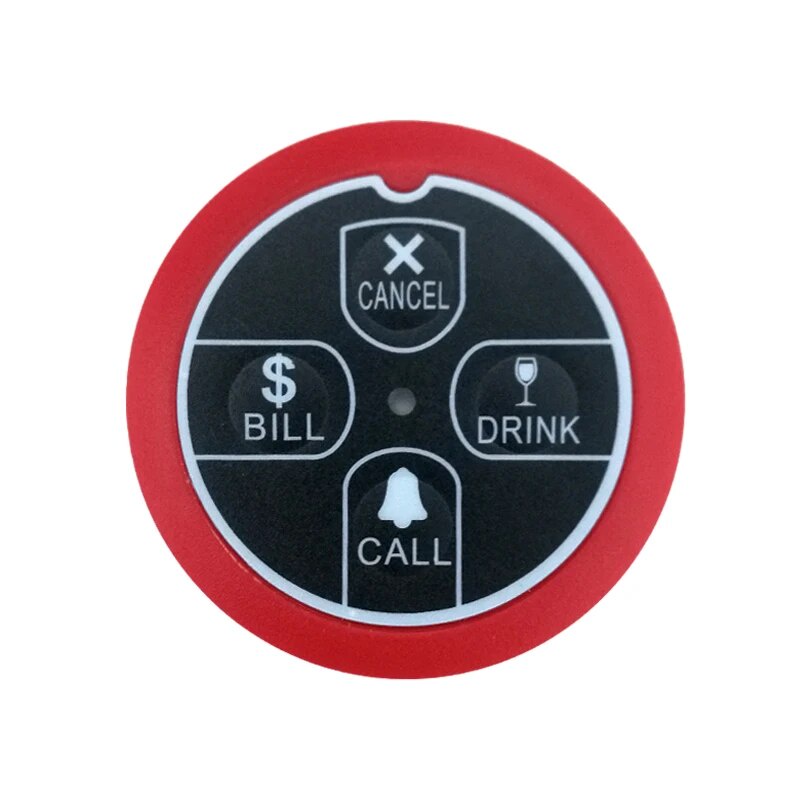 Restaurant Call Buttons 4-key buttons Wireless Waiter System Pager ...