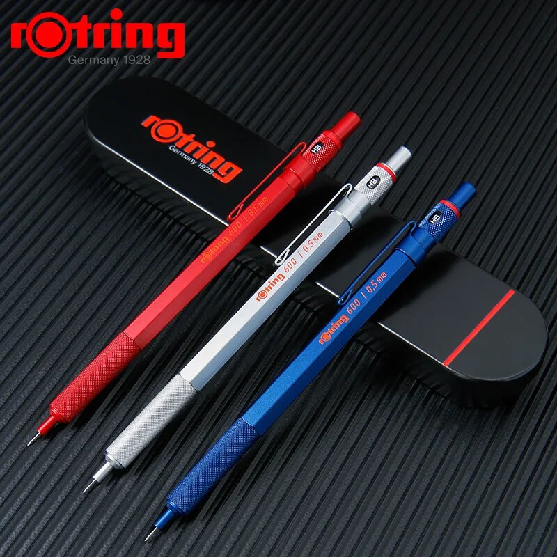 ☽German Metal Mechanical Pencil 0.5/0.7mm Low Center of Gravity Design Professional Drawing Sket