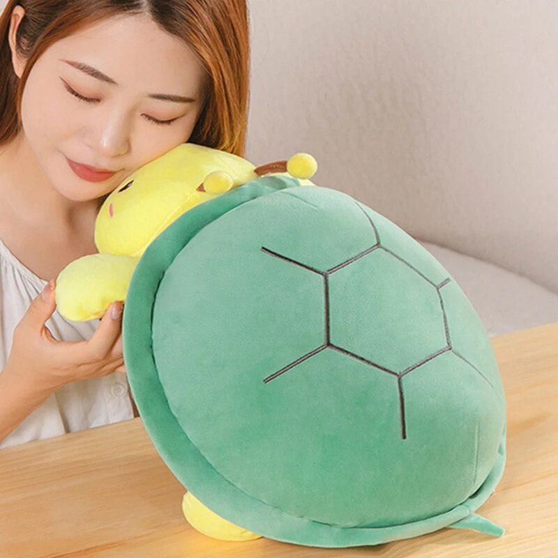 Turtle honey doll plush toy turtle pillow turtle shell can wear large ...